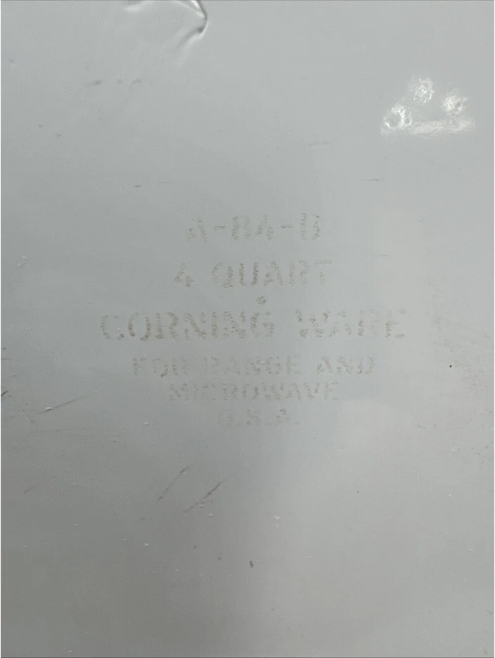 Vintage Corningware 4 qt Floral Bouquet A-84-B Casserole Dish With Clear Lid